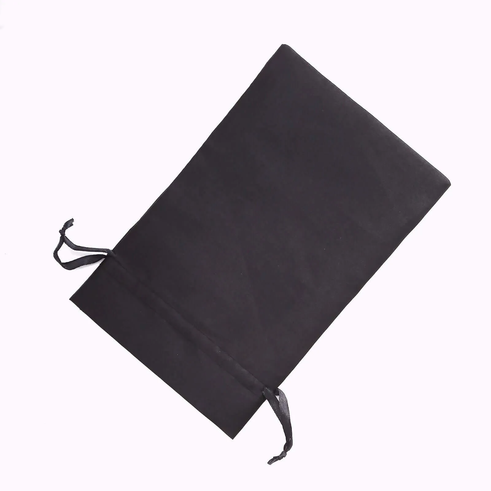 10 Pack Black Organza Drawstring Wedding Party Favor Gift Bags 6"x9"