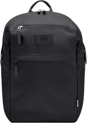 16” student backpacks, Age 8  & Adults with Padded, and Adjustable Shoulder Straps, Laptop compartment. (Black)