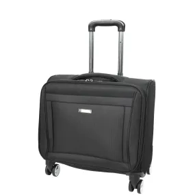 4 Wheel Pilot Case Lightweight TSA Lock Cabin Size Travel Business Bag Crew