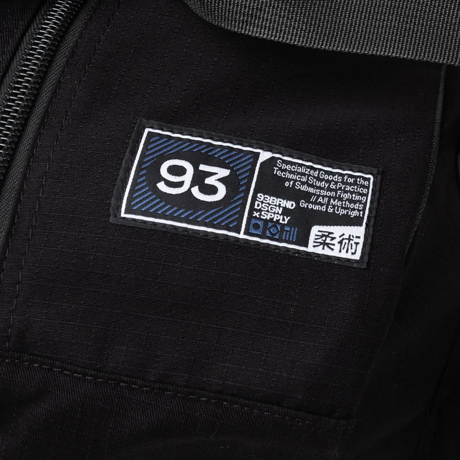 93brand Twin Twill Duffel Bag - Black