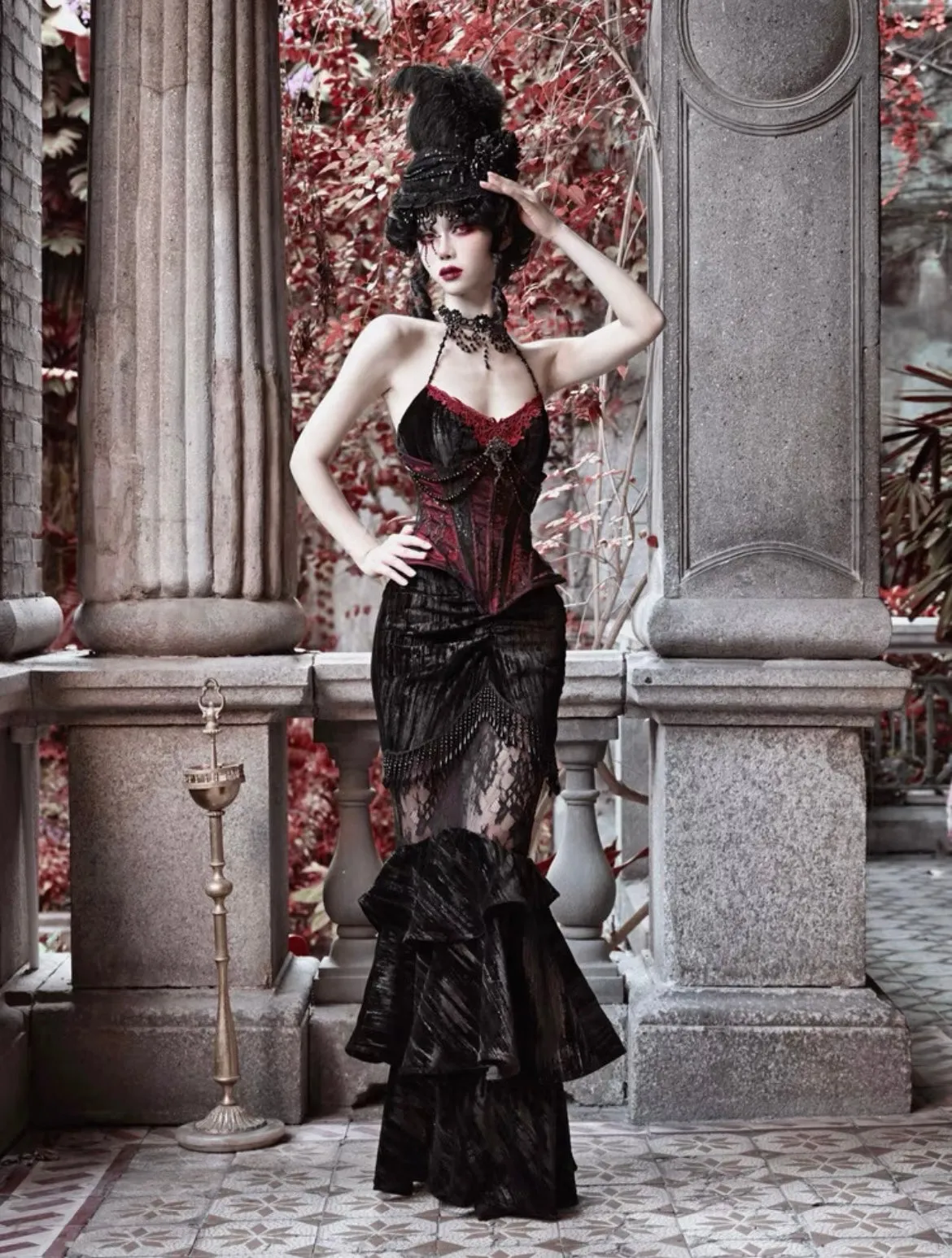 [Blood Supply] Gothic Mermaid Skirt for Halloween