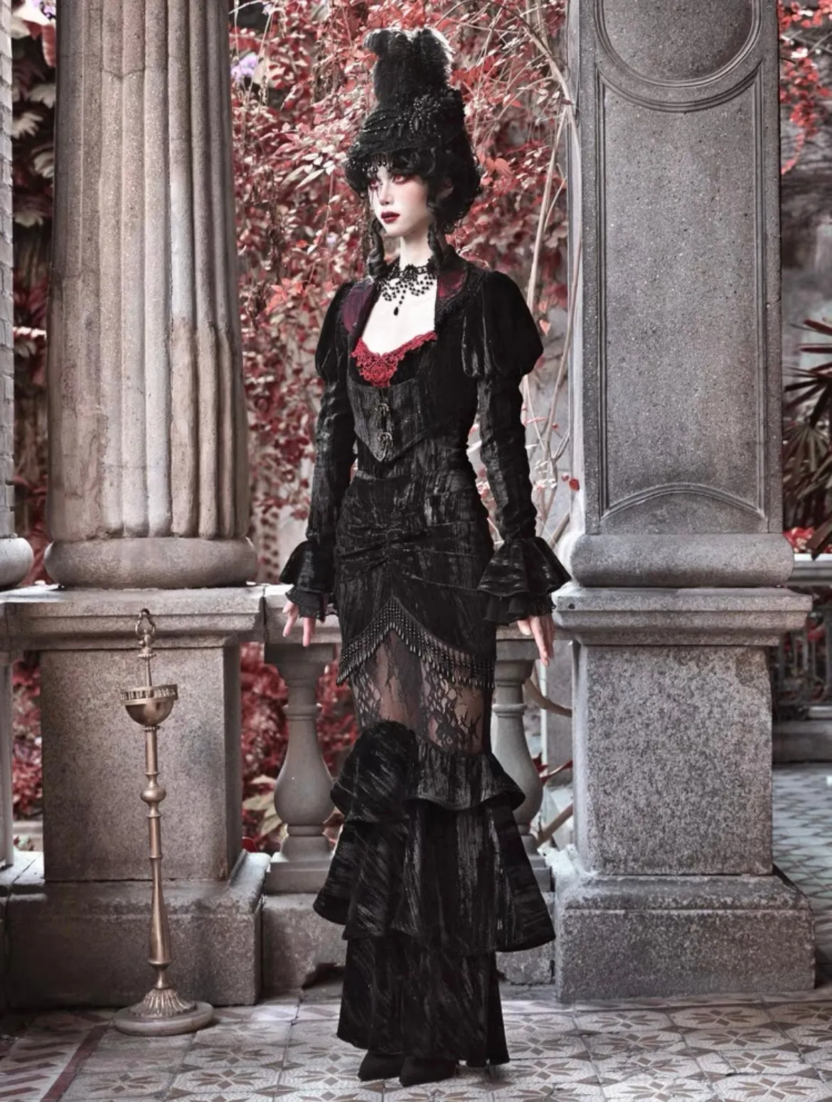 [Blood Supply] Gothic Mermaid Skirt for Halloween