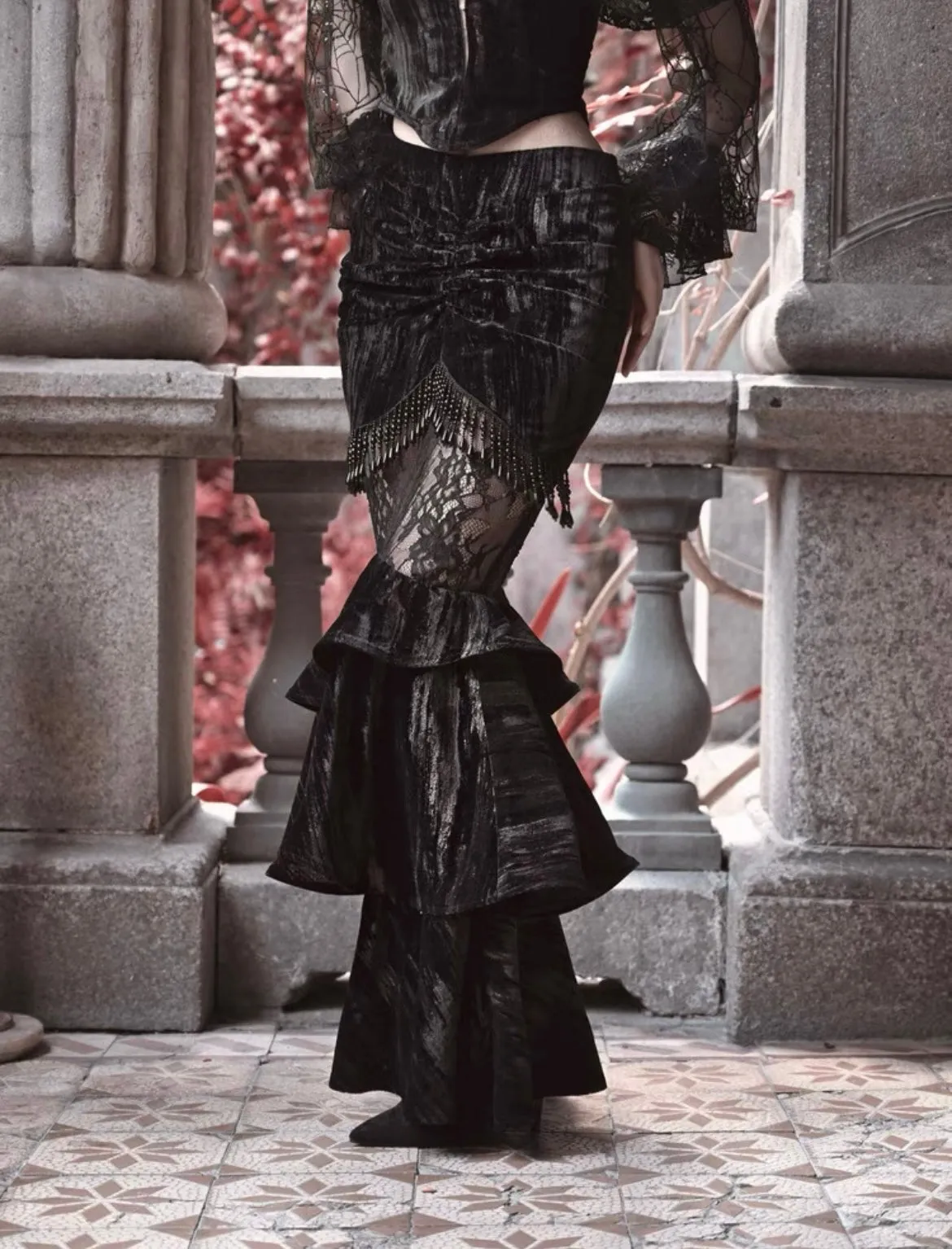 [Blood Supply] Gothic Mermaid Skirt for Halloween
