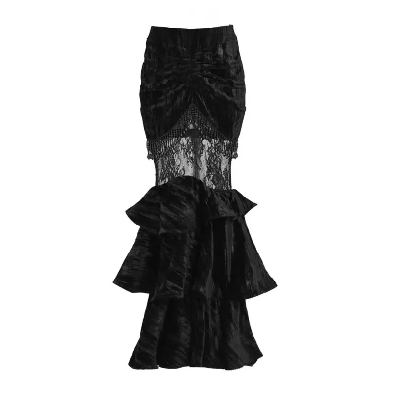 [Blood Supply] Gothic Mermaid Skirt for Halloween
