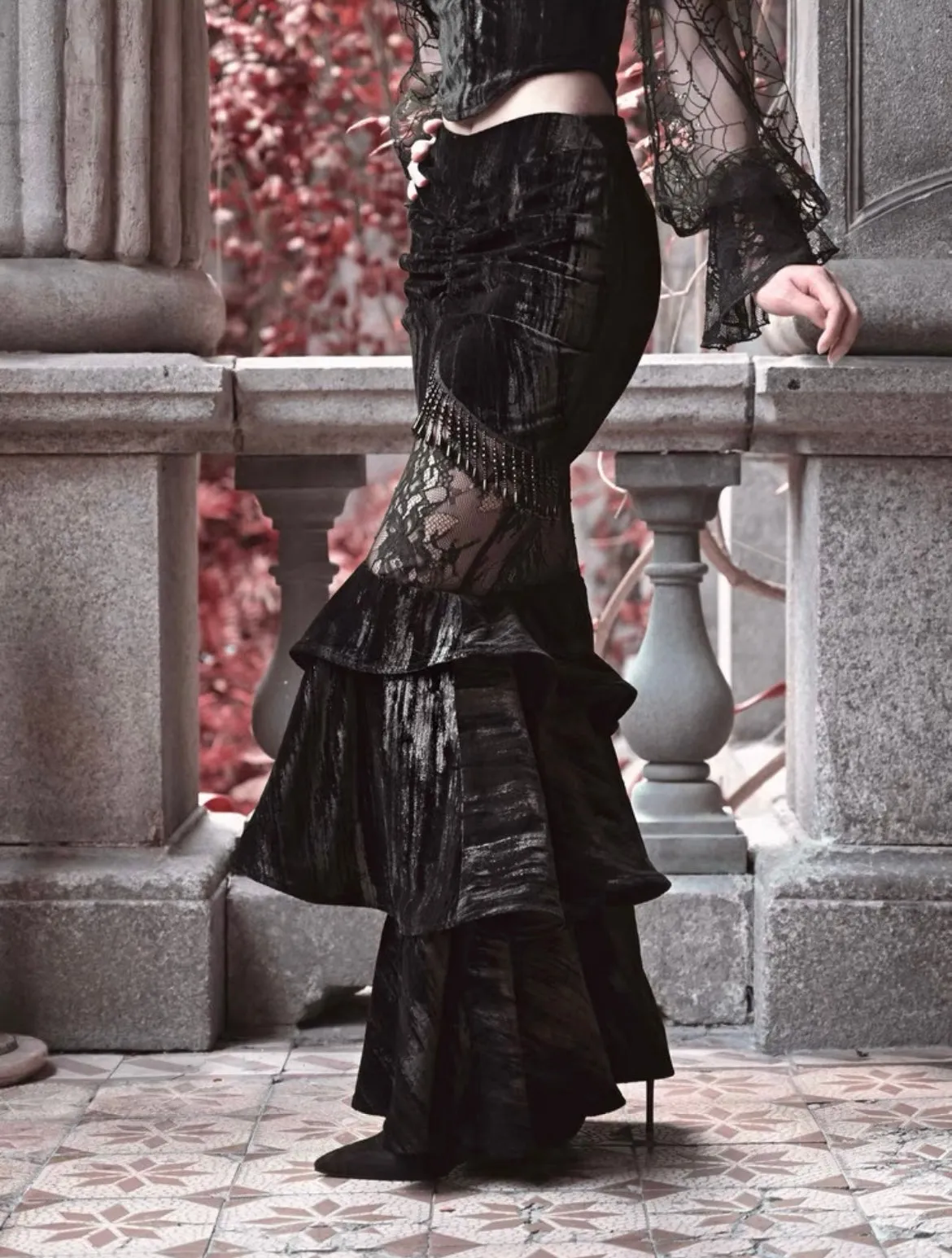 [Blood Supply] Gothic Mermaid Skirt for Halloween