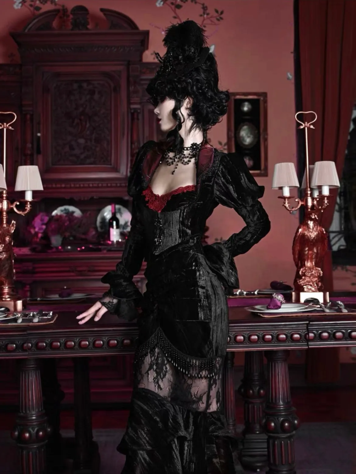 [Blood Supply] Gothic Mermaid Skirt for Halloween