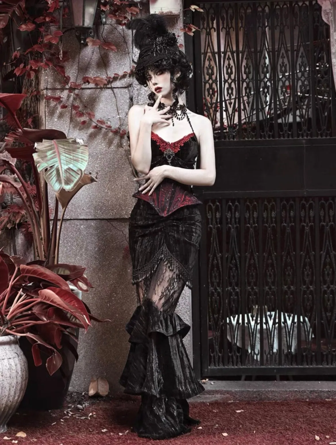 [Blood Supply] Gothic Mermaid Skirt for Halloween