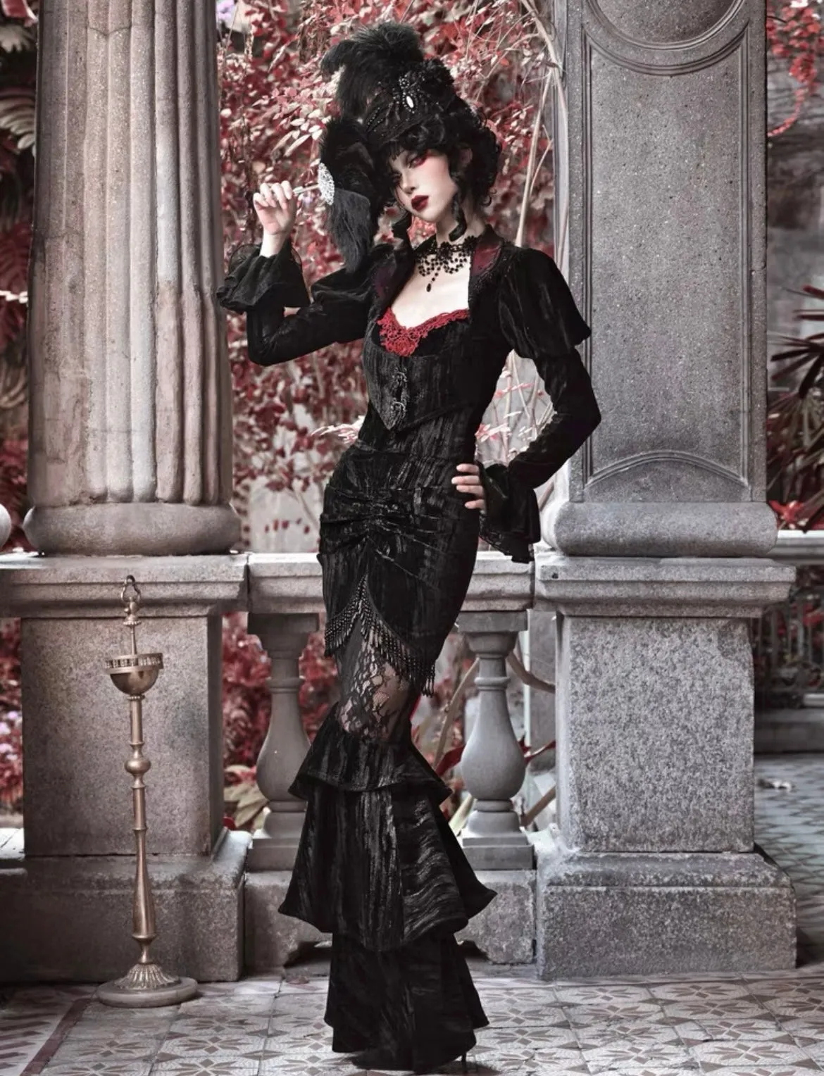 [Blood Supply] Gothic Mermaid Skirt for Halloween