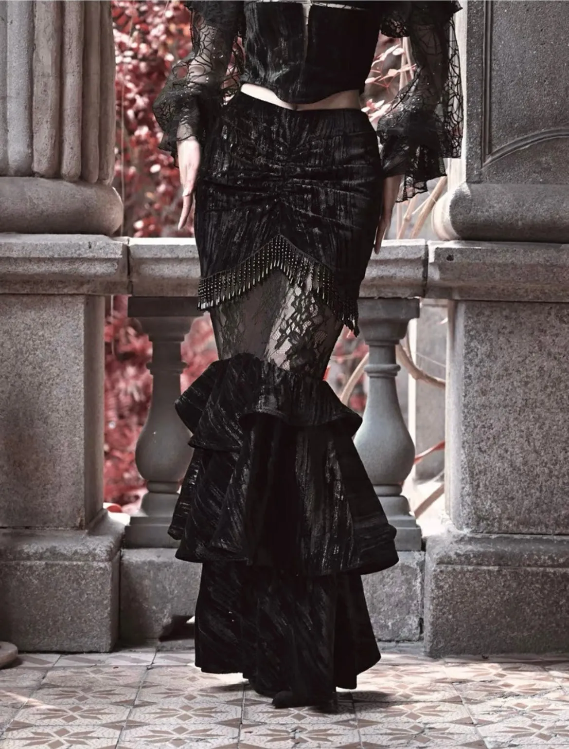 [Blood Supply] Gothic Mermaid Skirt for Halloween