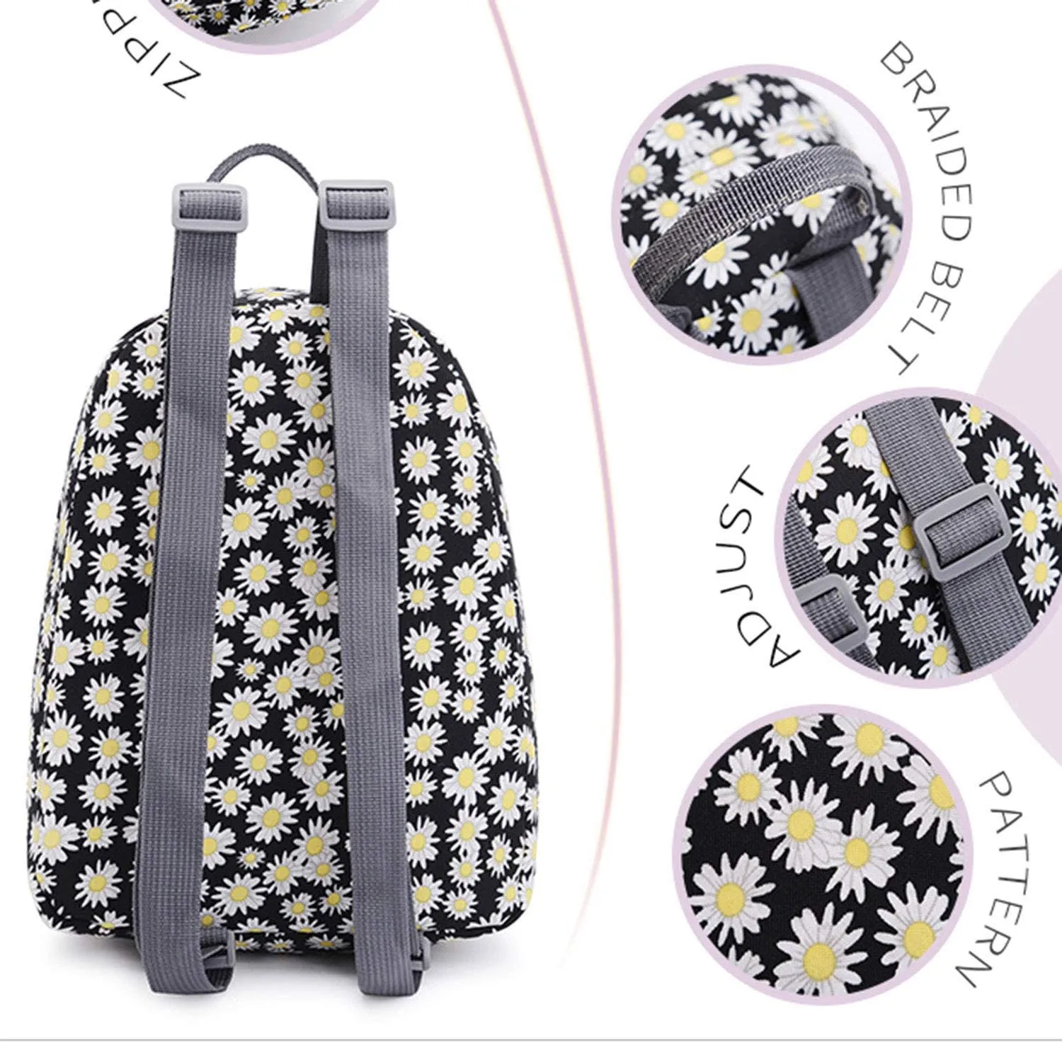 Bravo BTS Mini Polyester Backpack 11" (Galaxy Black)