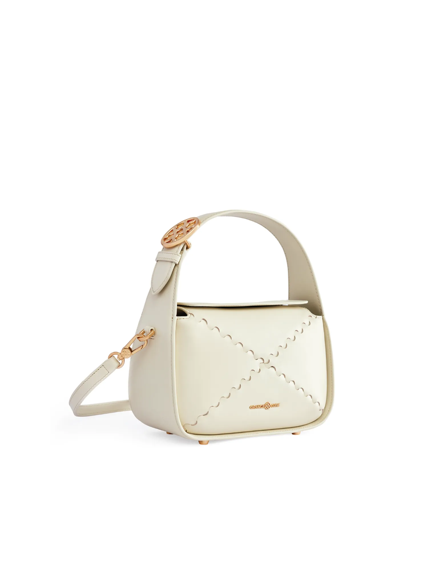 Classic Mosaic Box Bag - White