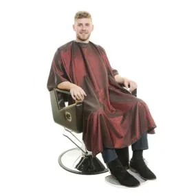 Crewe Orlando Executive Red Wine Barber Cutting Cape