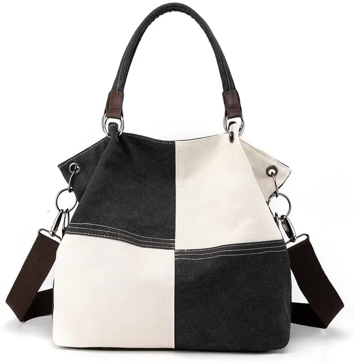 Crossbody Bags For Women Trendy Fashion Shoulder Bag Purse For Ladies Vintage Top Handle Bag Commuter Tote Handbags Black