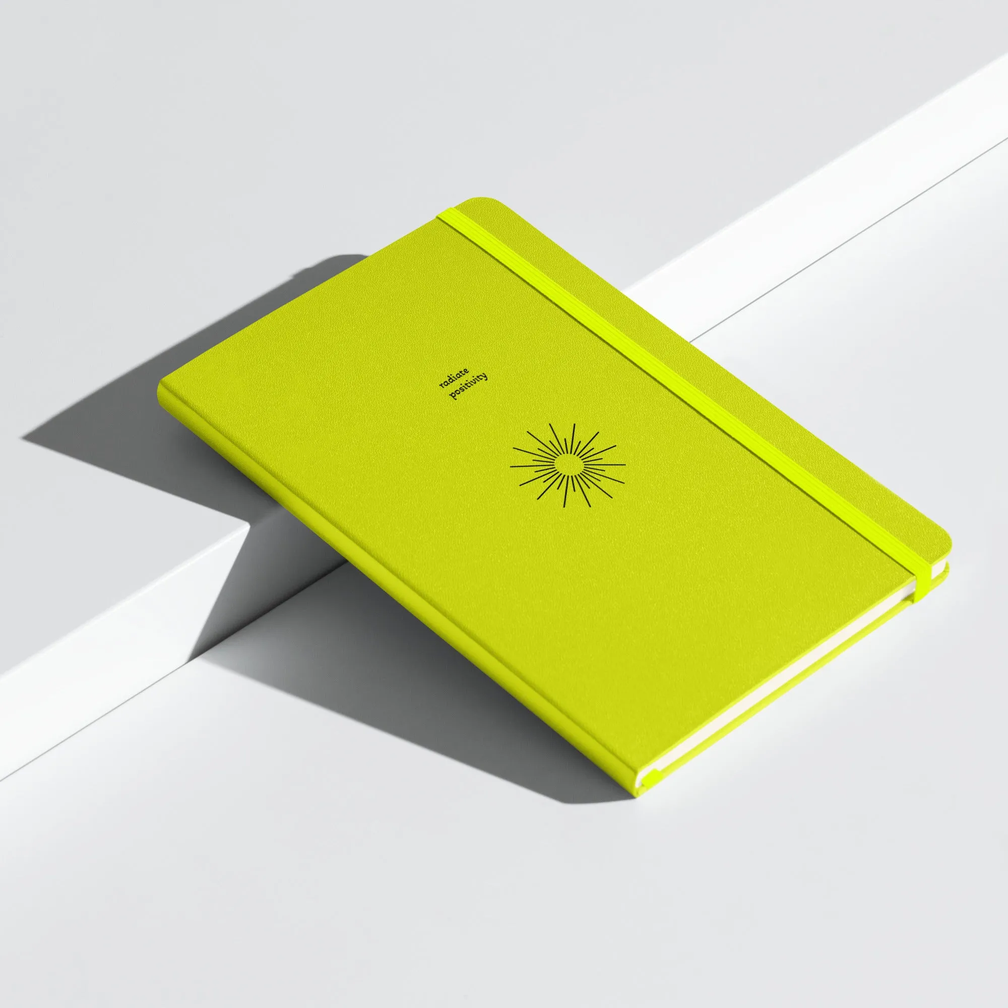 Hardcover bound notebook