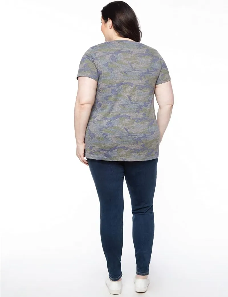 LAT Ladies' Curvy Fine Jersey Tee
