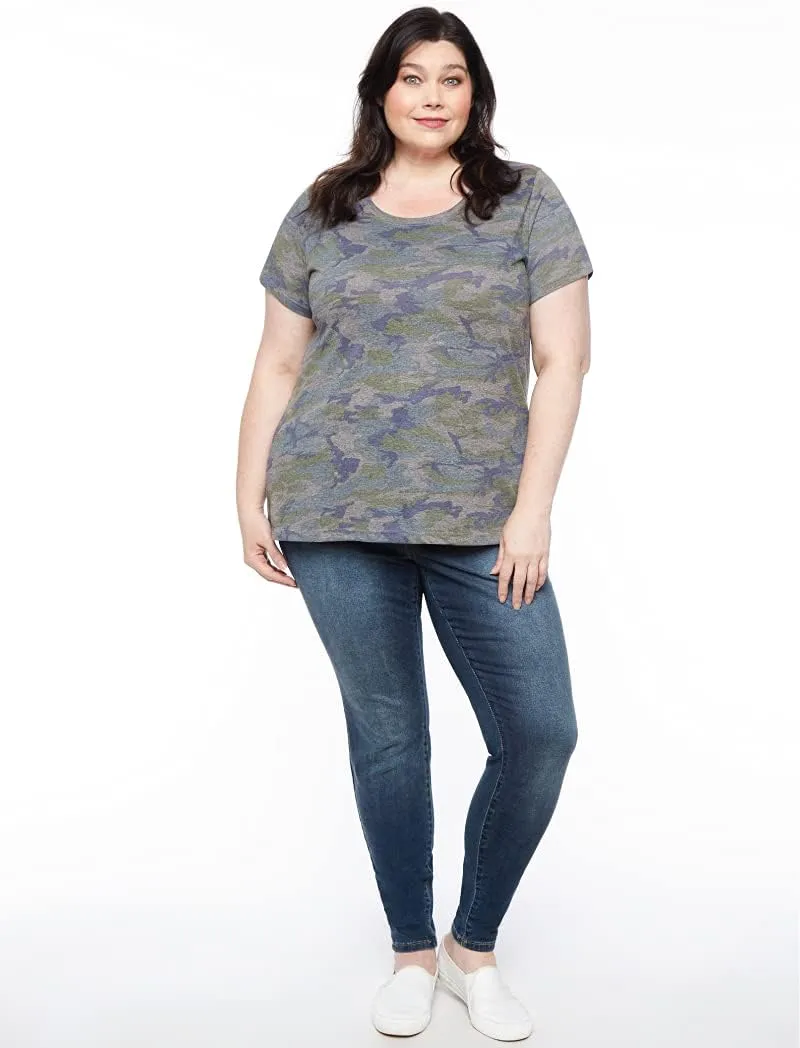 LAT Ladies' Curvy Fine Jersey Tee