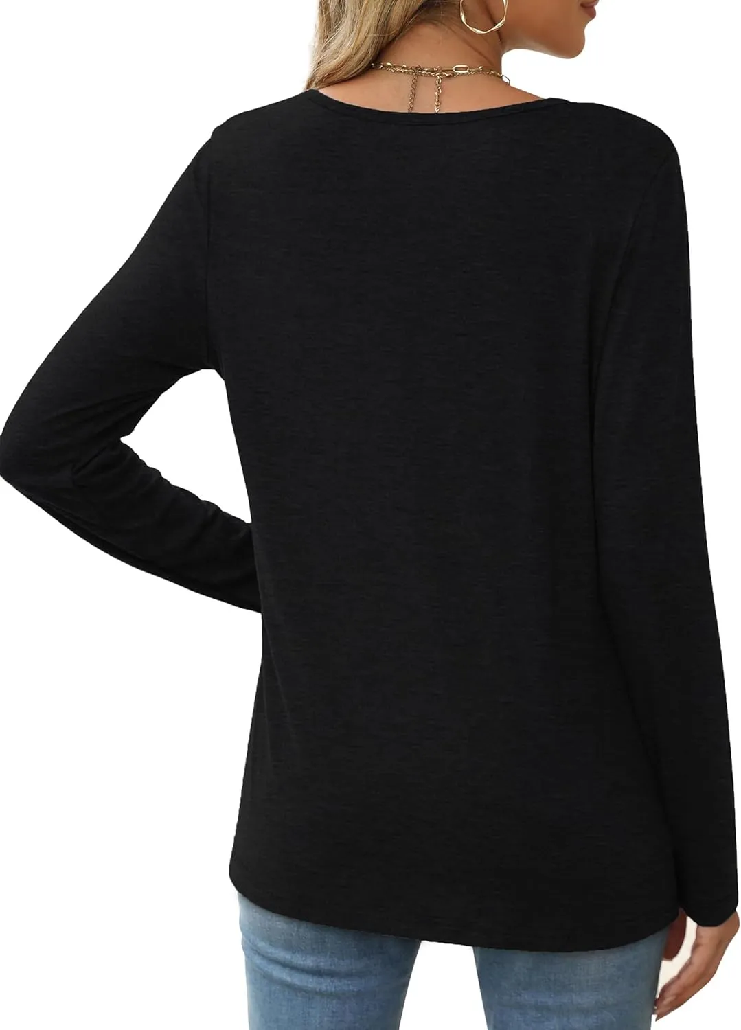 Long Sleeve T Shirts for Women Cute Cat Graphic Tees I‘m Fine Everything is Fine Tops Fall Crewneck Blouse Casual Outfits