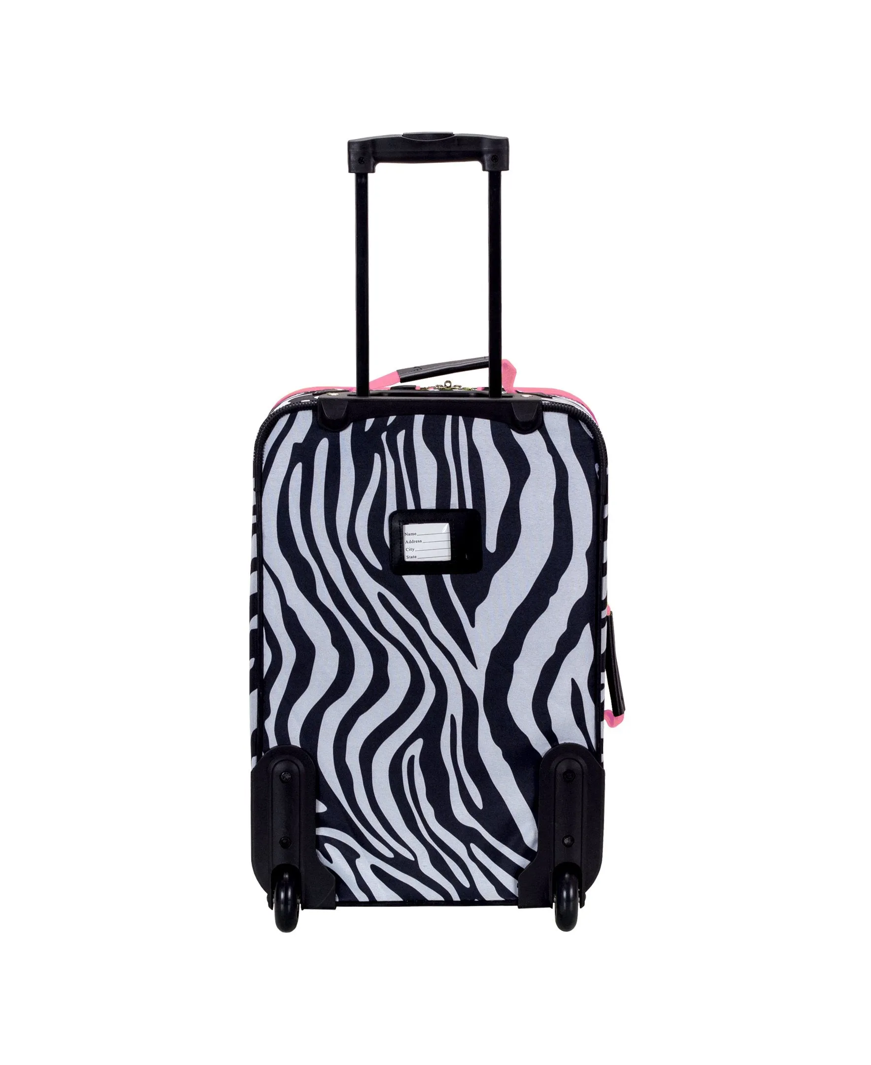 Rockland Luggage Fashion Collection 4 Piece Softside Expandable Luggage Set