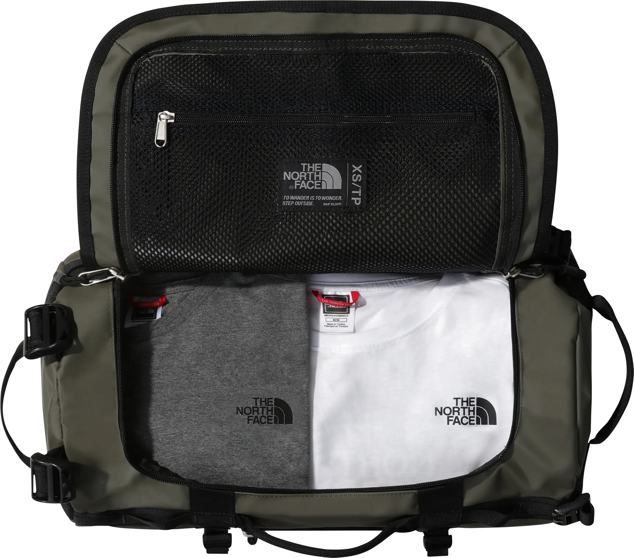 The North Face Base Camp Duffel - XS New Taupe Green/TNF Black | Buy The North Face Base Camp Duffel - XS New Taupe Green/TNF Black here | Outnorth